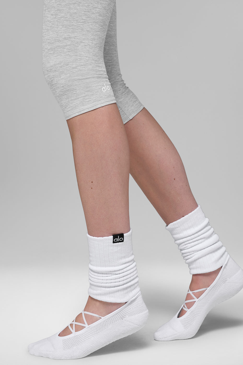 High-Waist Iconic 90's Capri - Athletic Heather Grey