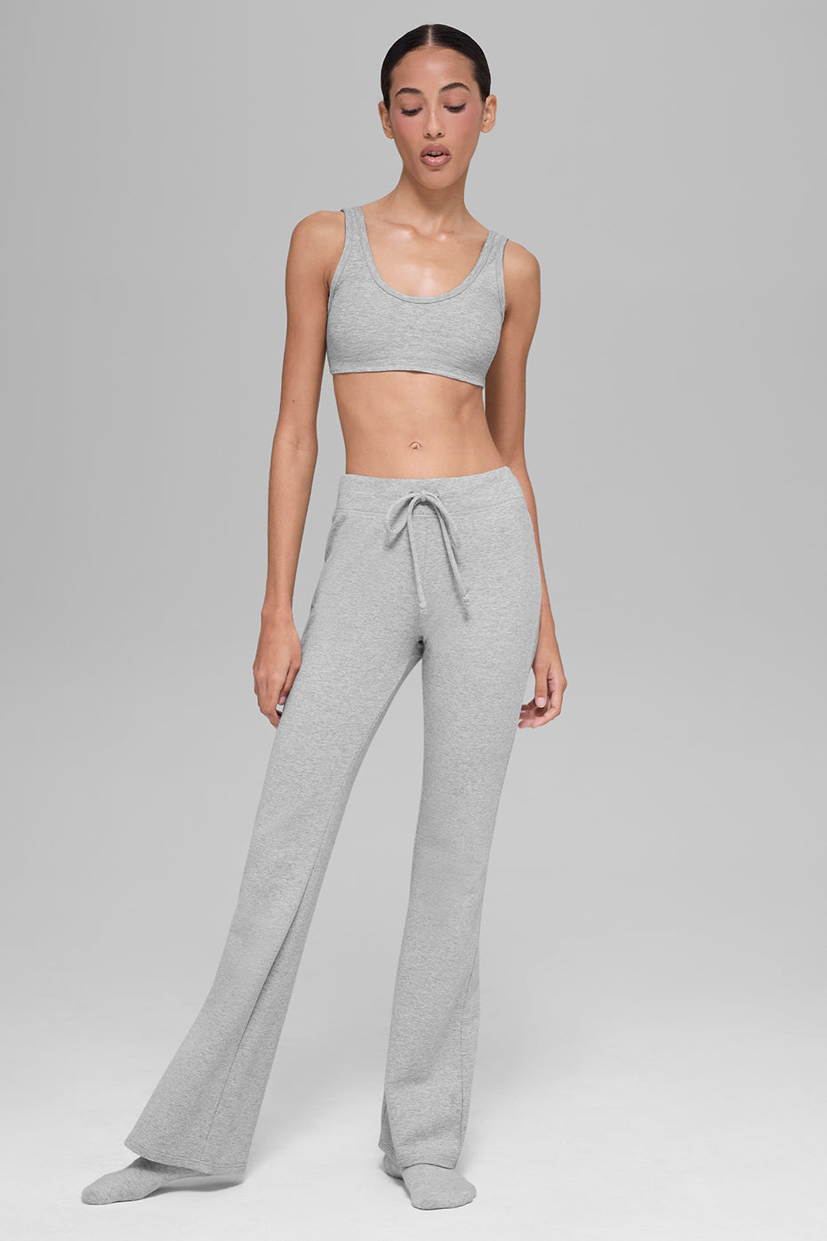 Center Stage Bra - Athletic Heather Grey