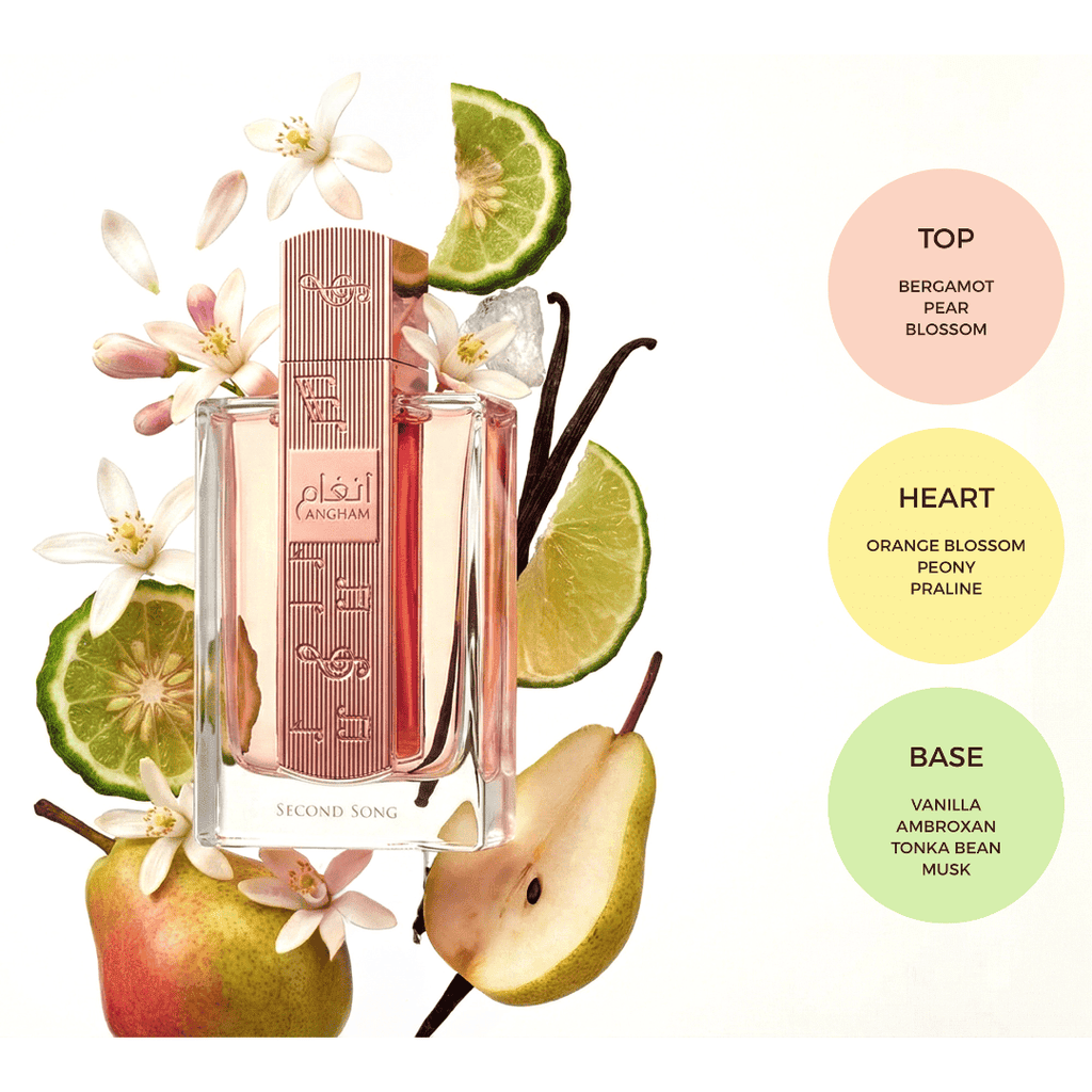 Lattafa Angham Second Song  Flavor Sweet floral fragrance Women 100ml