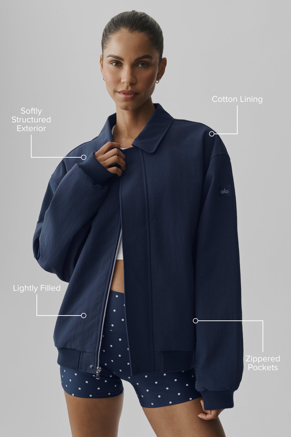 Duality Bomber Jacket - Navy