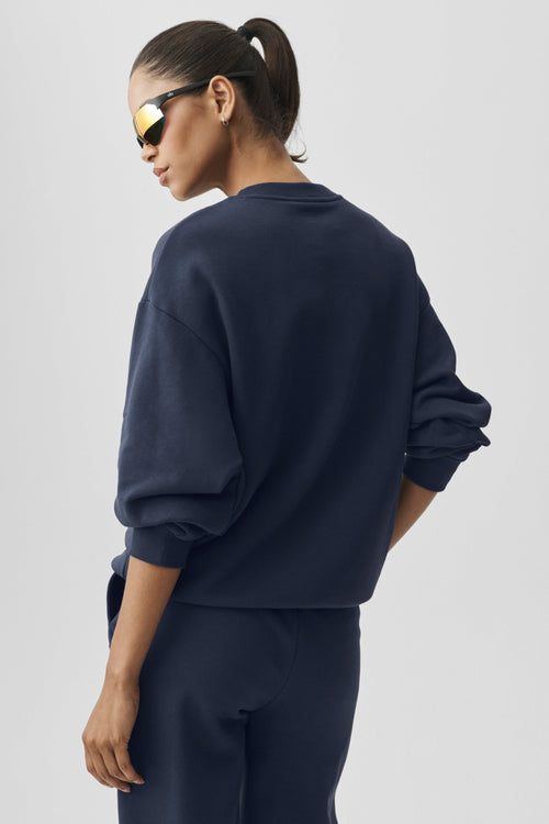 Accolade Crew Neck Pullover - Navy