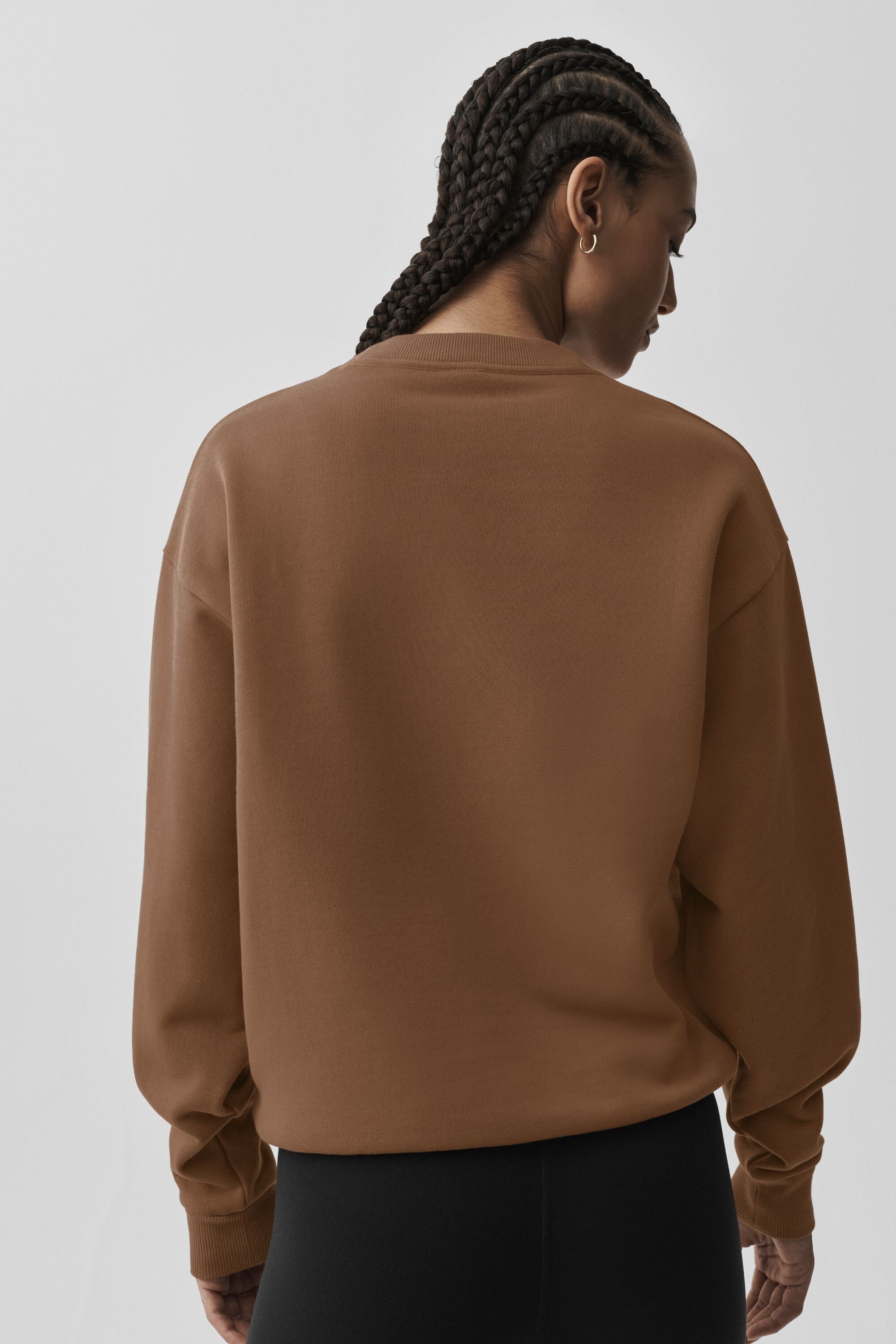 Accolade Crew Neck Pullover - Sun Kissed Brown