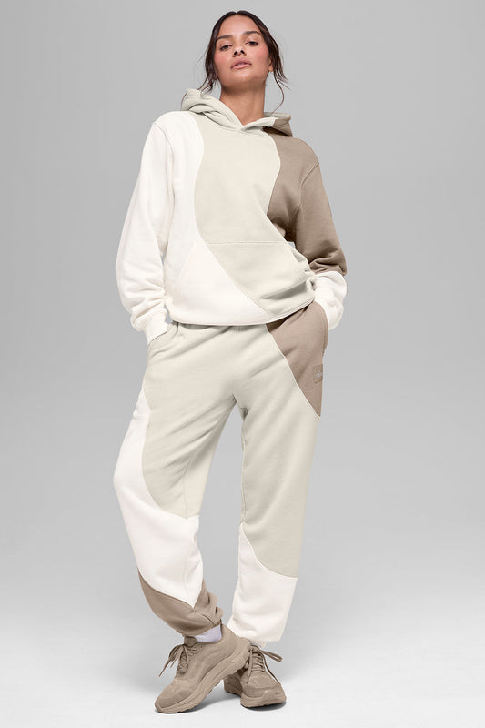 Make Waves Hoodie - Ivory/Bone/Gravel