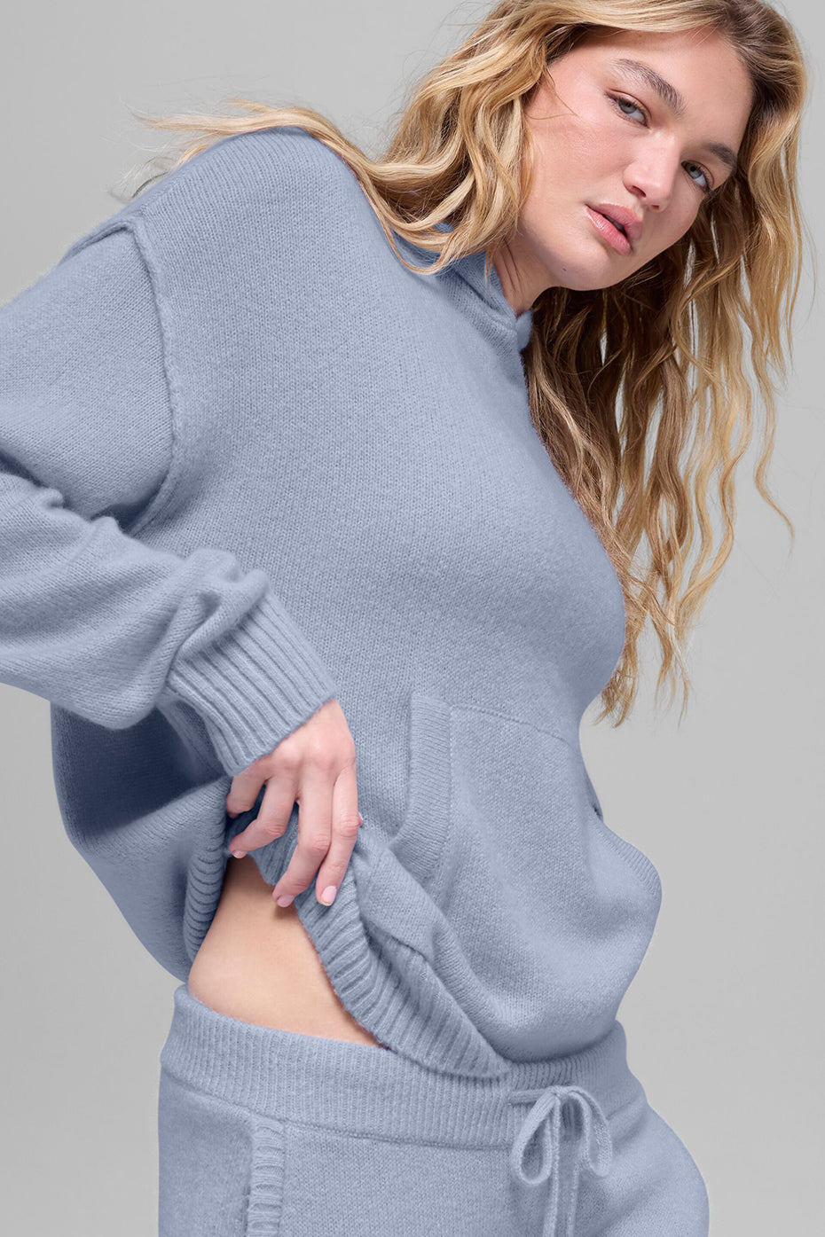 Wool Cashmere New Class Hoodie - Winter Frost