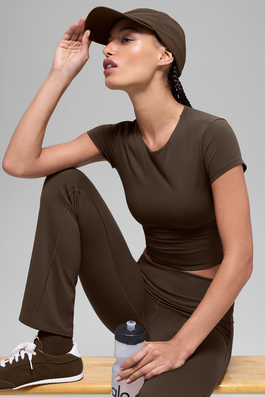Softsculpt Precision Short Sleeve Top - Espresso