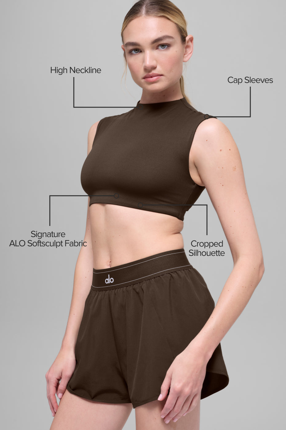 Capped Out Short Sleeve - Espresso