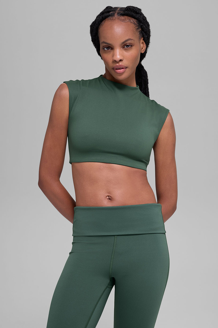 Softsculpt Capped Out Short Sleeve - Clover Green
