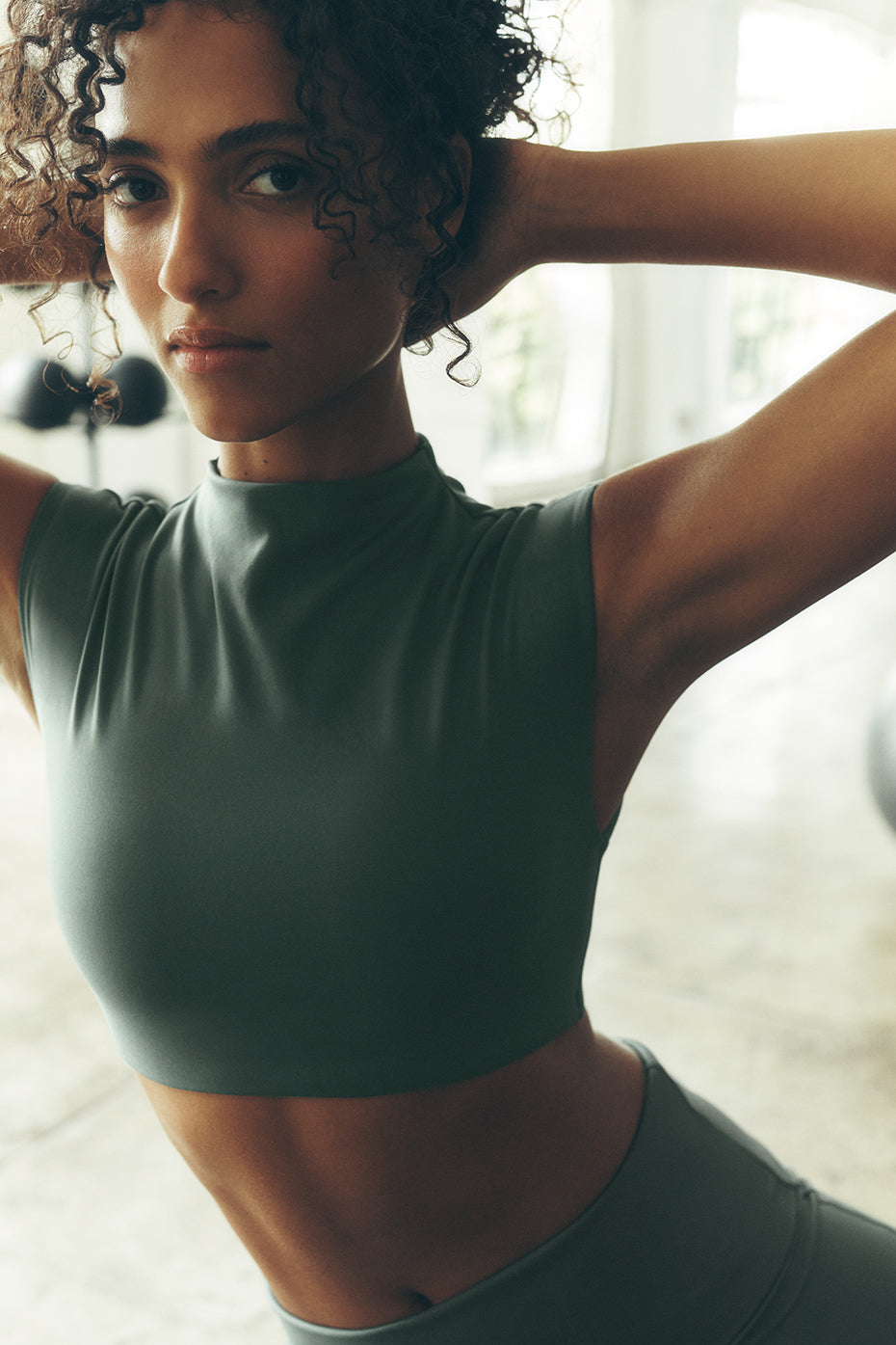 Softsculpt Capped Out Short Sleeve - Clover Green