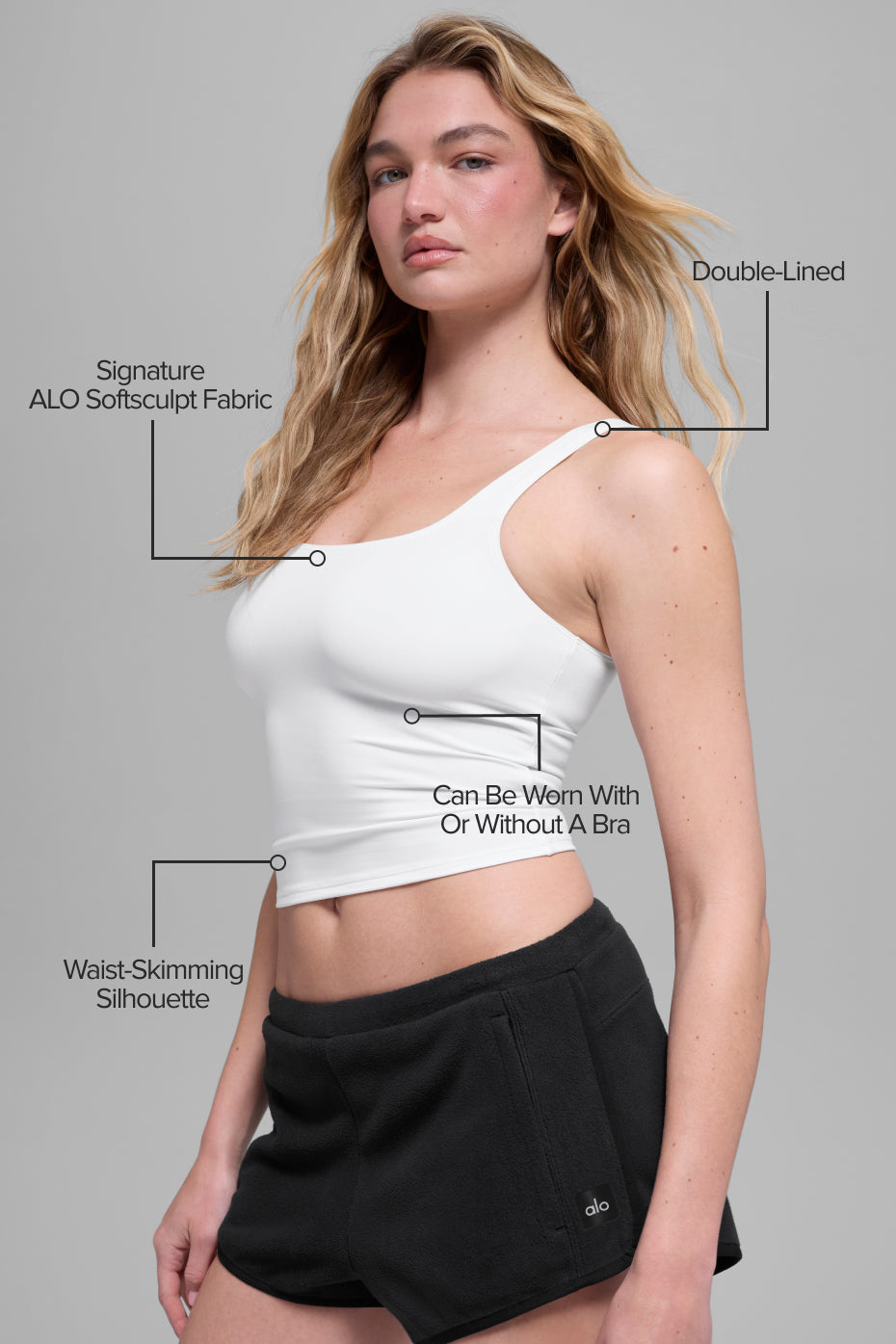 Softsculpt Precision Tank - White