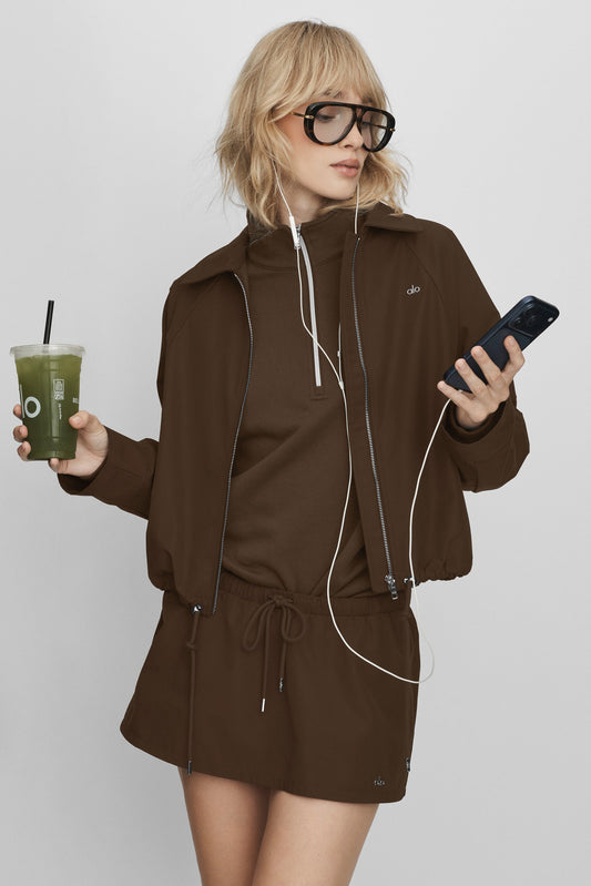 Best Bet Full Zip Jacket - Espresso