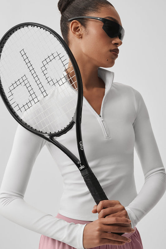 Softsculpt Precision 1/4 Zip Long Sleeve - White