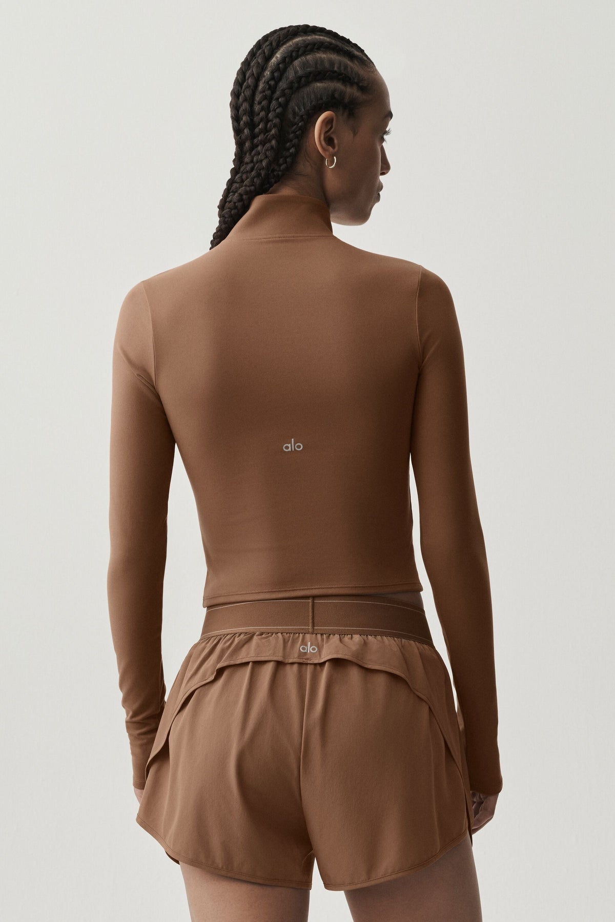 Softsculpt Precision 1/4 Zip Long Sleeve - Sun Kissed Brown