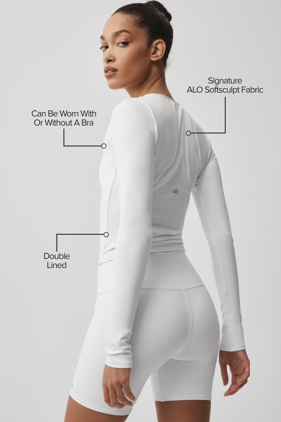 Softsculpt Precision Long Sleeve - White