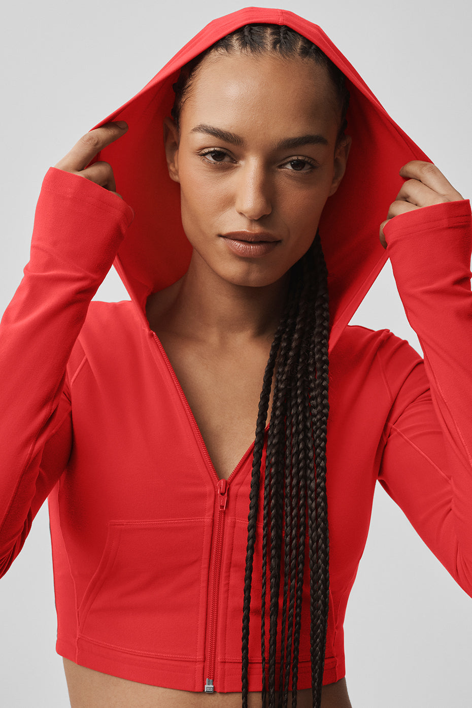 Sincere Fitted Jacket - Bright Red