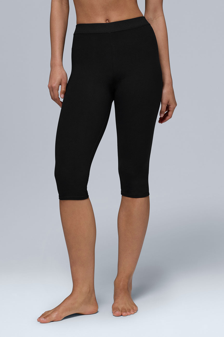 High-Waist Iconic 90's Capri - Black