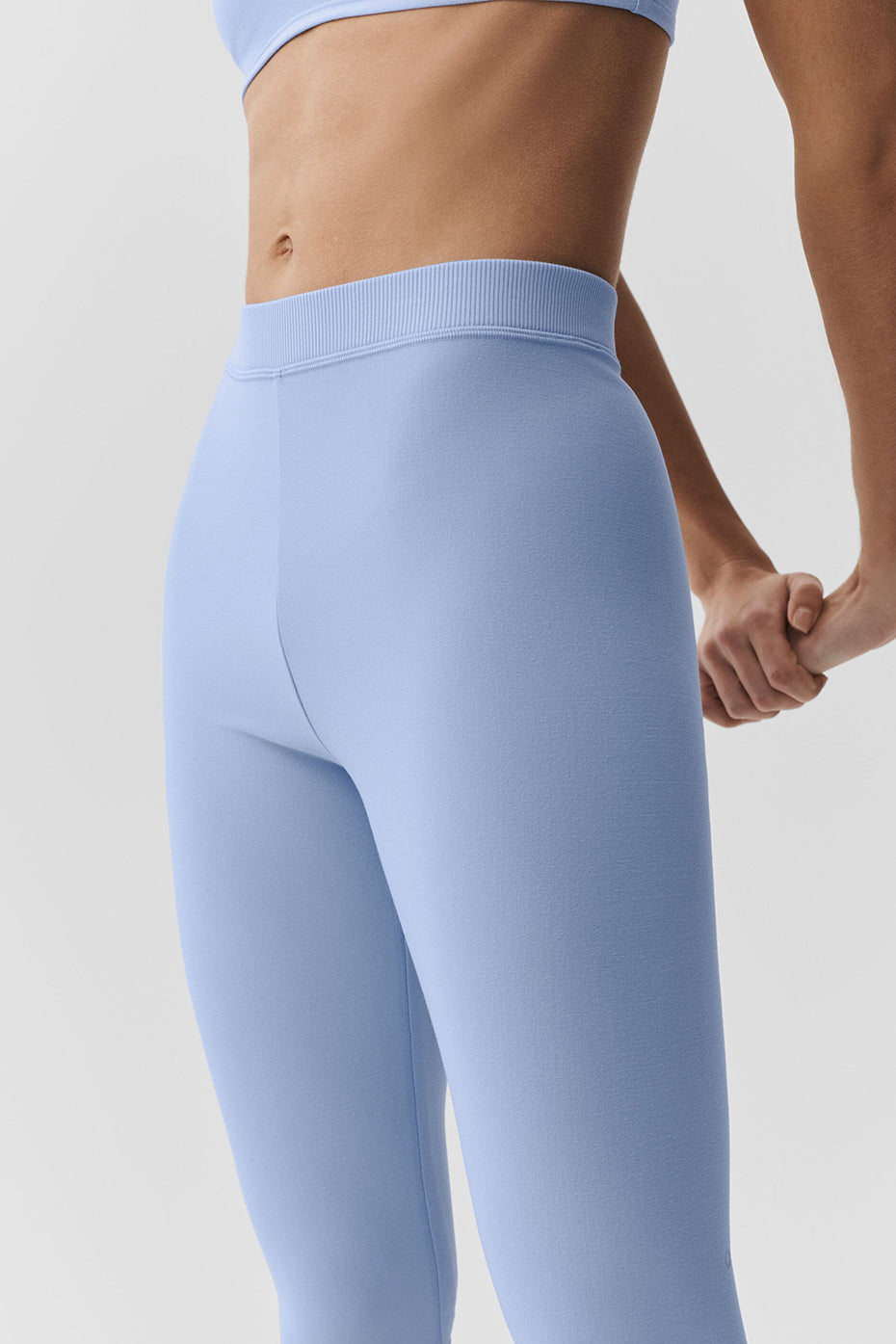 High-Waist Iconic 90's Capri - Light Provence Blue