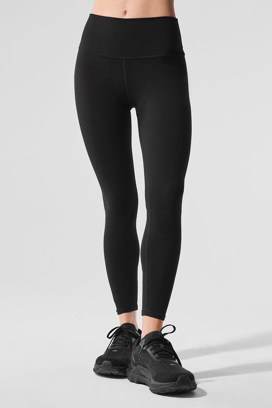 AI0soft High-Waist 7/8 Highlight Legging - Black
