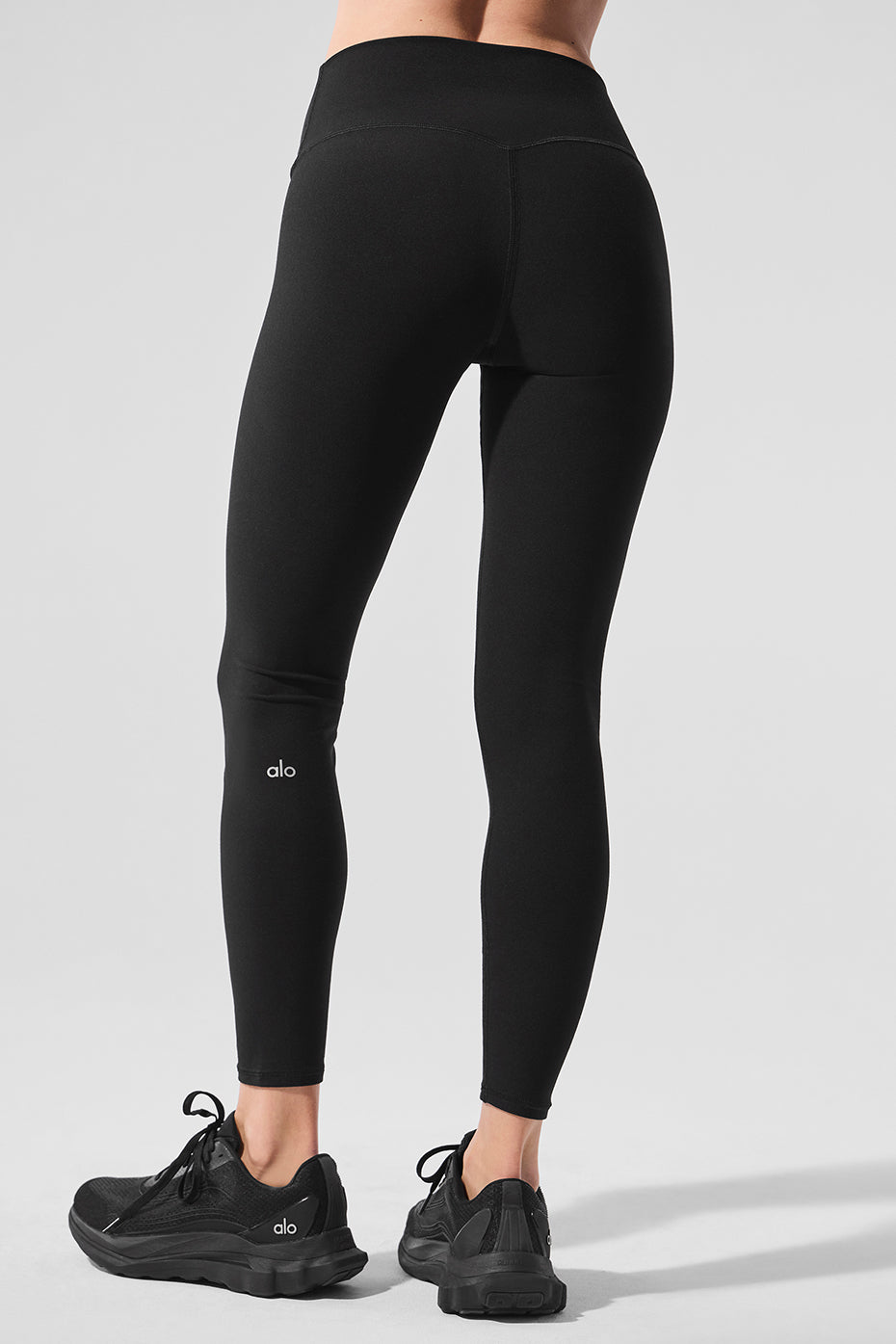 AI0soft High-Waist 7/8 Highlight Legging - Black