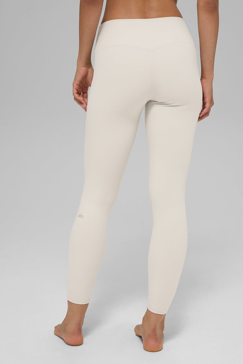 High-Waist 7/8 Highlight Legging - Bone