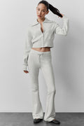 Sway Bootcut Sweatpant - White Heather