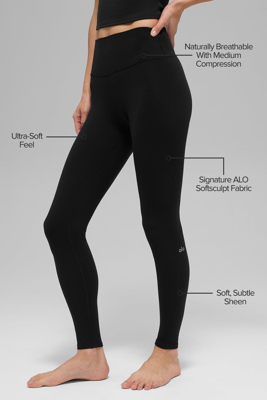 Softsculpt High-Waist Legging - Black