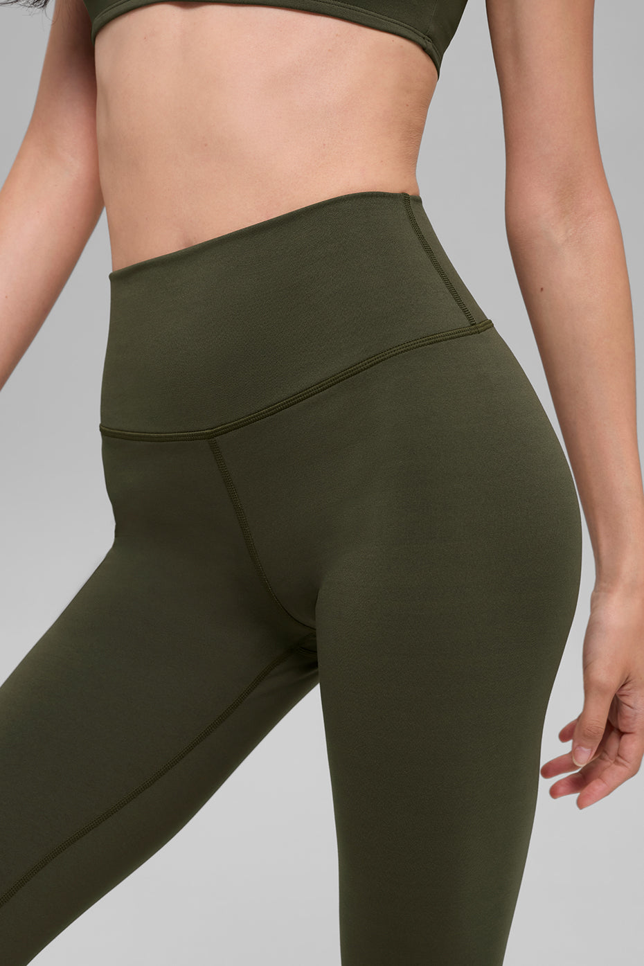 Softsculpt High-Waist Legging - Green Olive