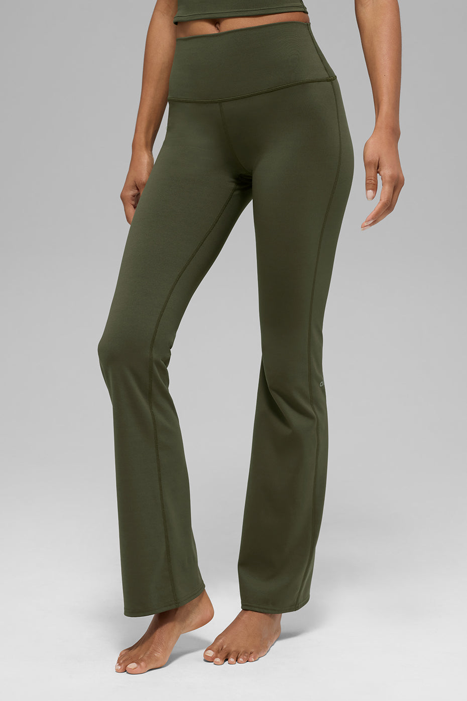 Softsculpt High-Waist Bootcut Legging - Green Olive