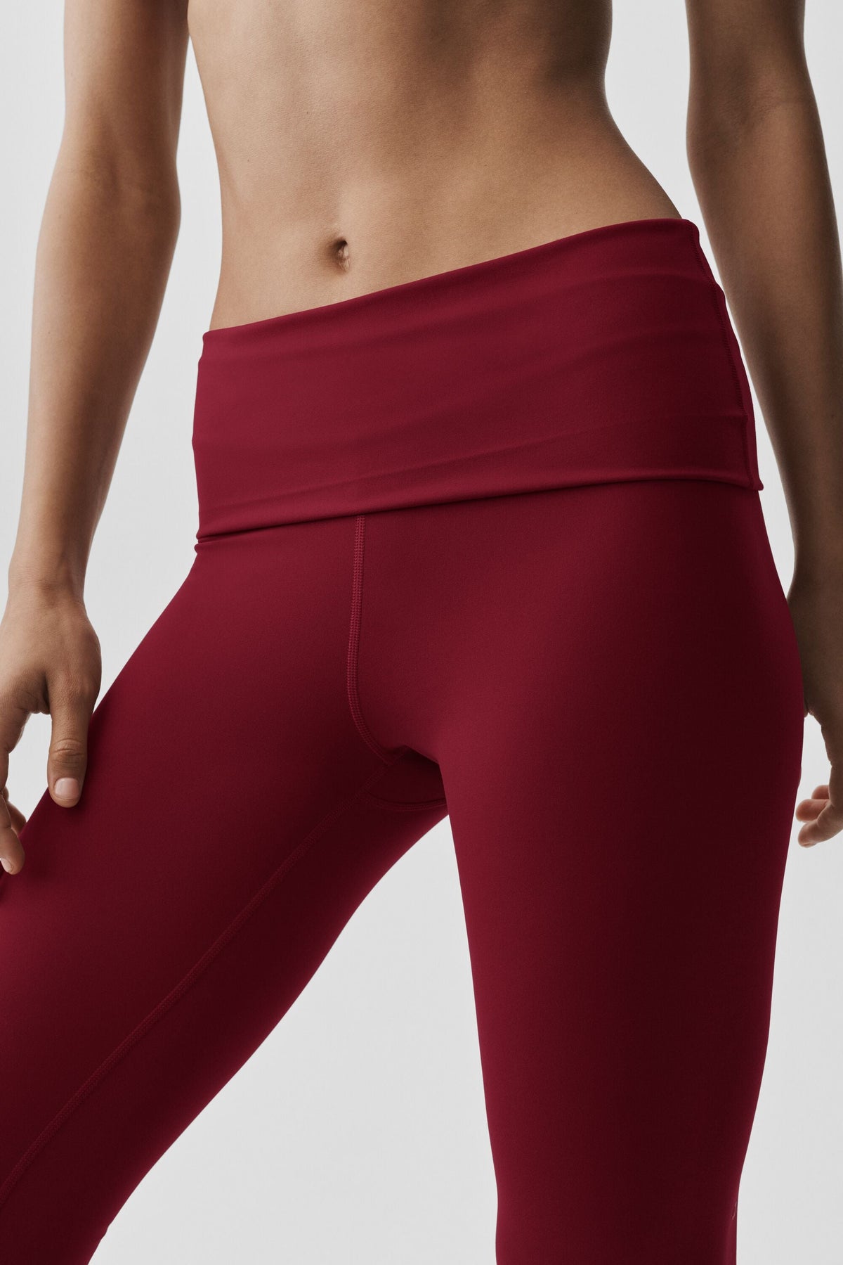 Softsculpt Low-Rise Foldover Capri - Summer Romance Red
