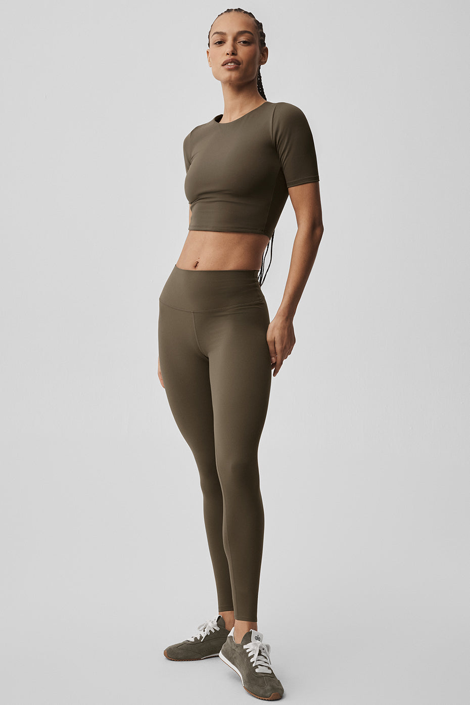 Softsculpt High-Waist 7/8 Legging - Olive Tree