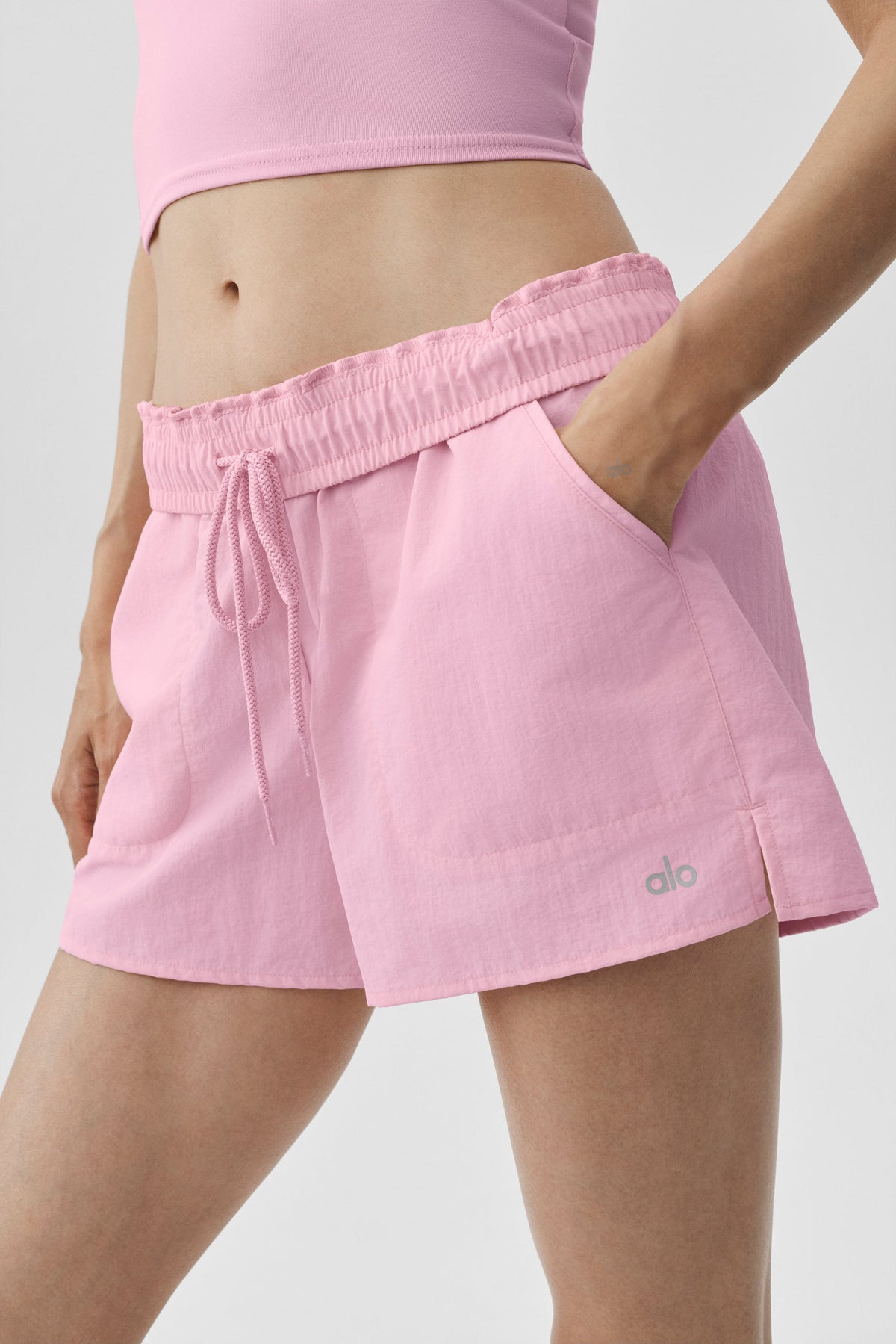 ALO Alumni Short - Pink Marshmallow