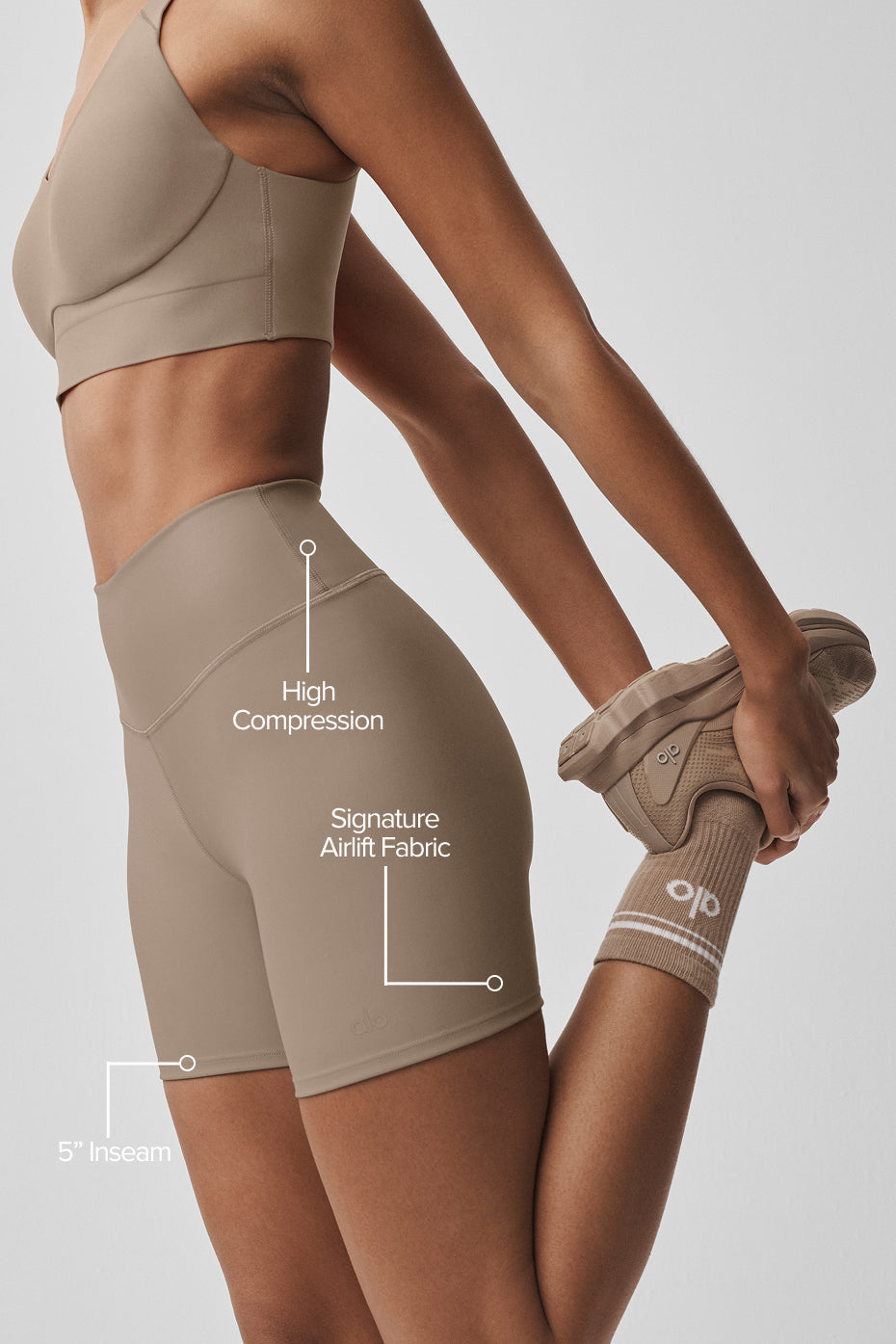 5" ALO Airlift Energy Short - Gravel