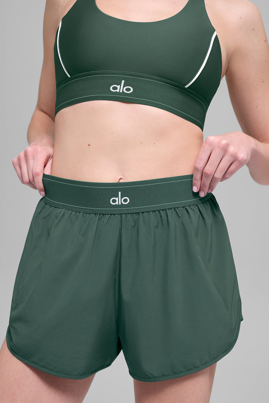 ALO Match Point Short - Clover Green