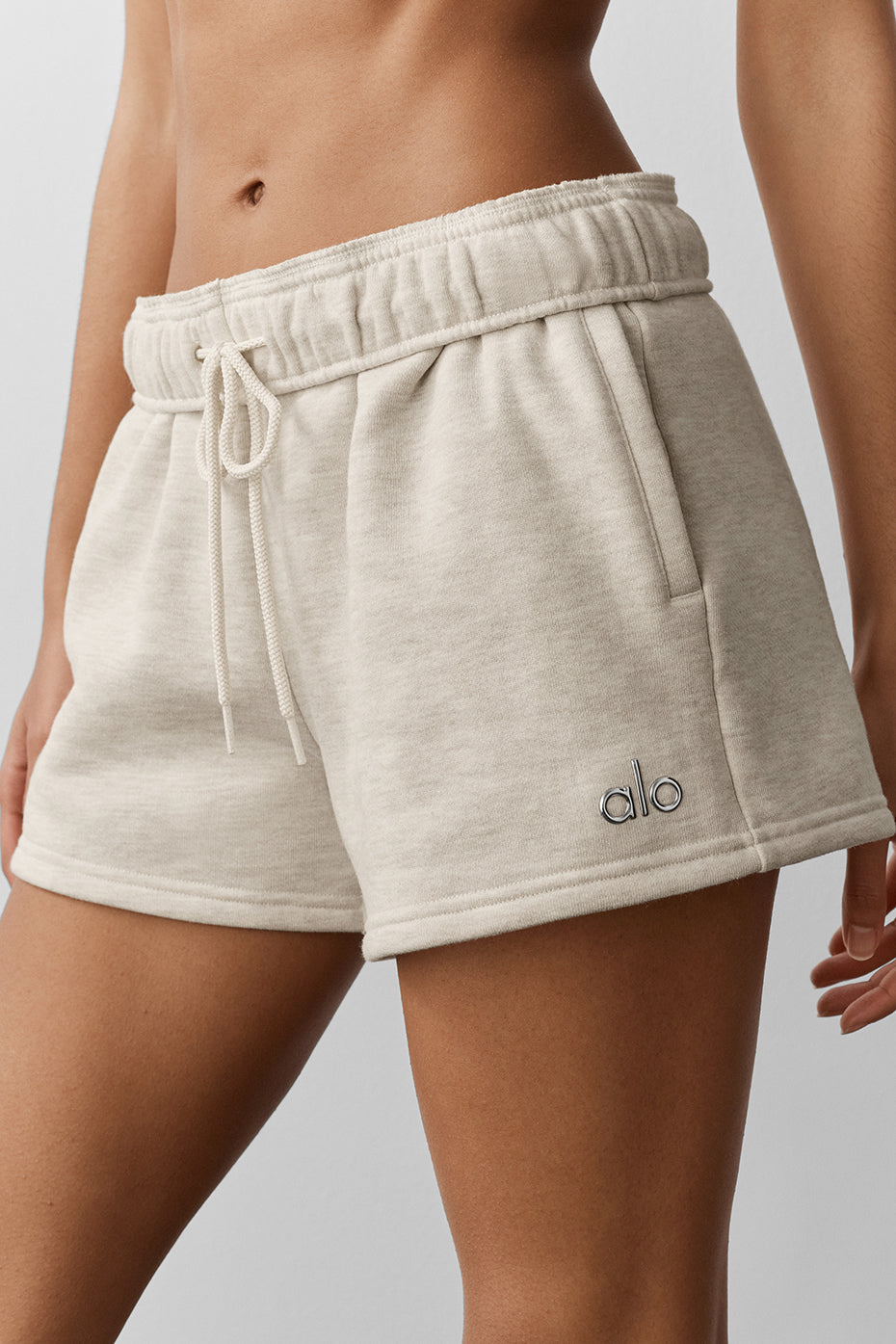 ALO Accolade Short - Oatmeal Heather