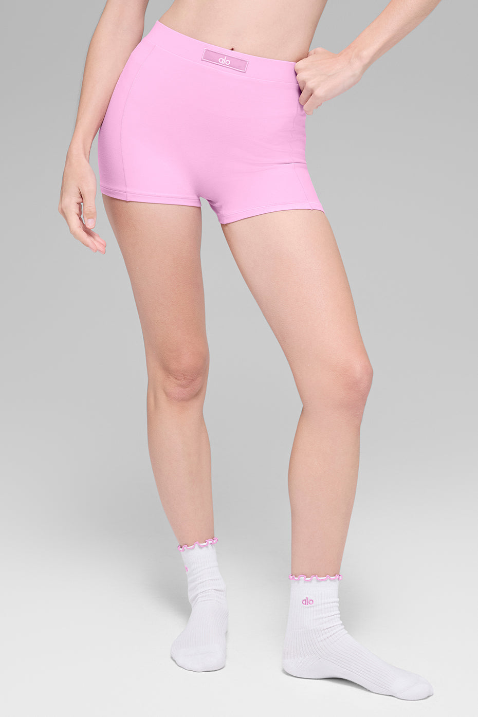 ALO Sincere Micro Short - Candy Heart Pink