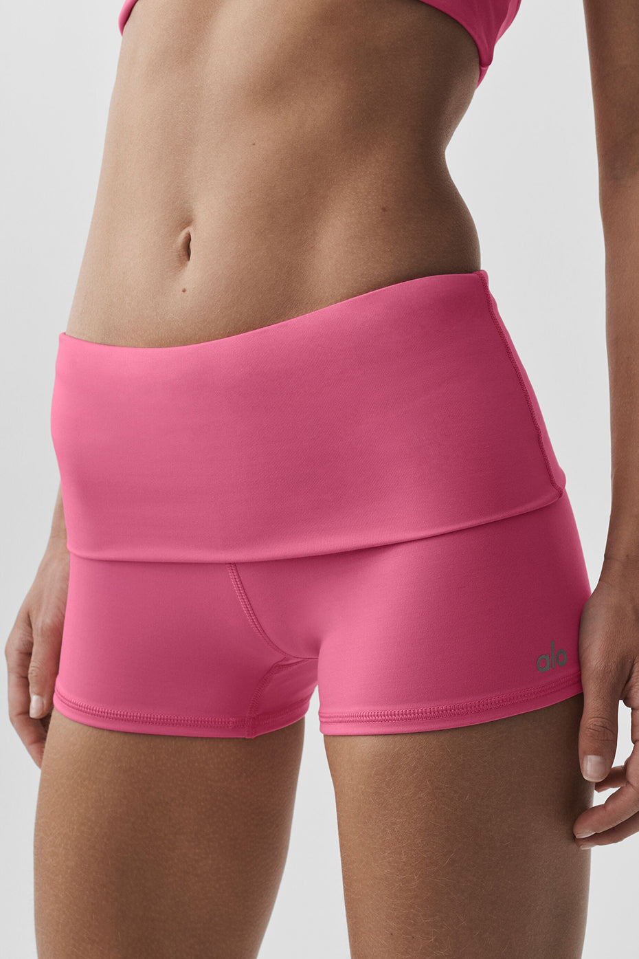 3" Softsculpt Low-Rise Foldover Short - Paradise Pink