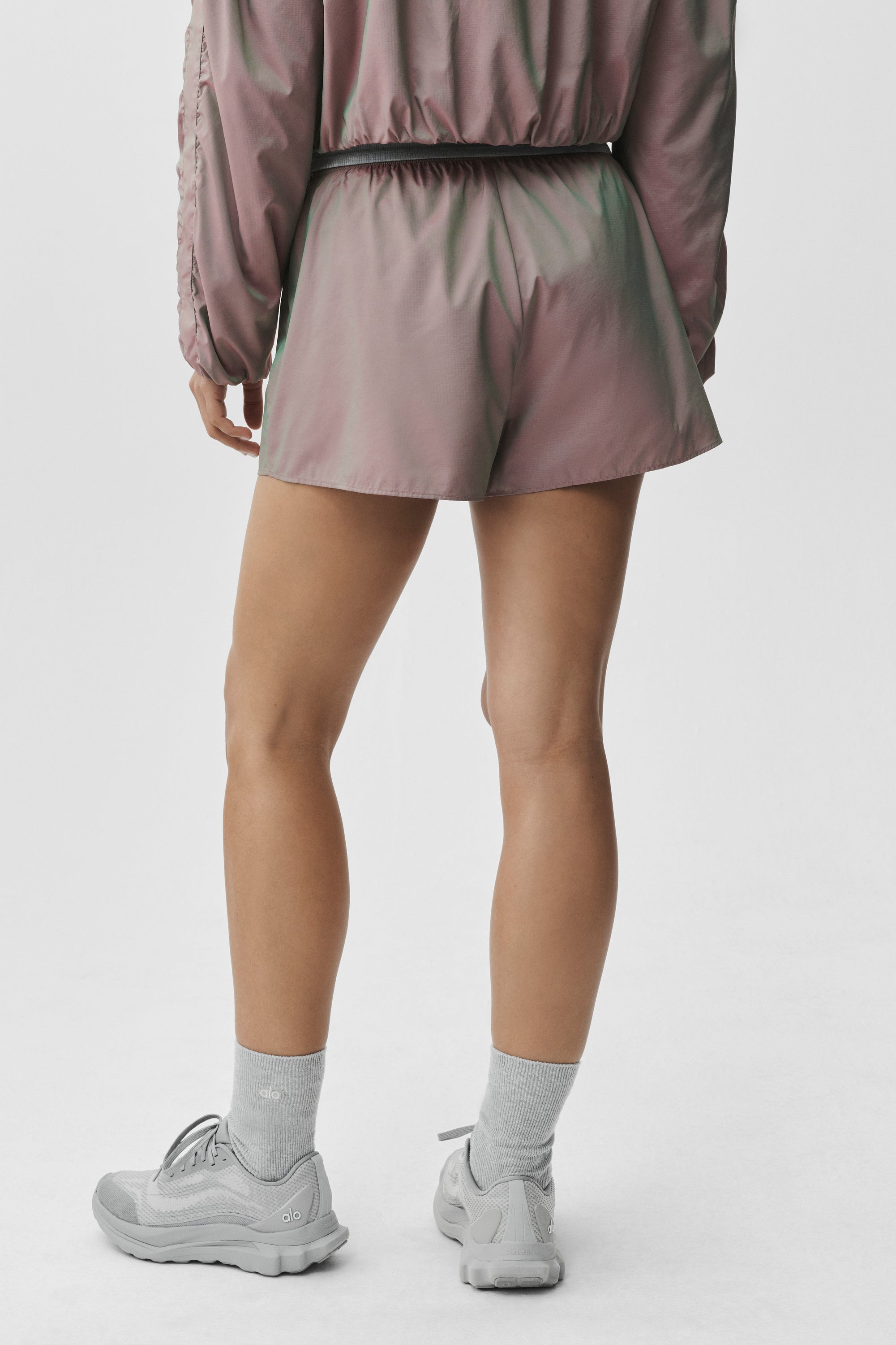 High-Waist Prismatic Short - Pink Moonlight