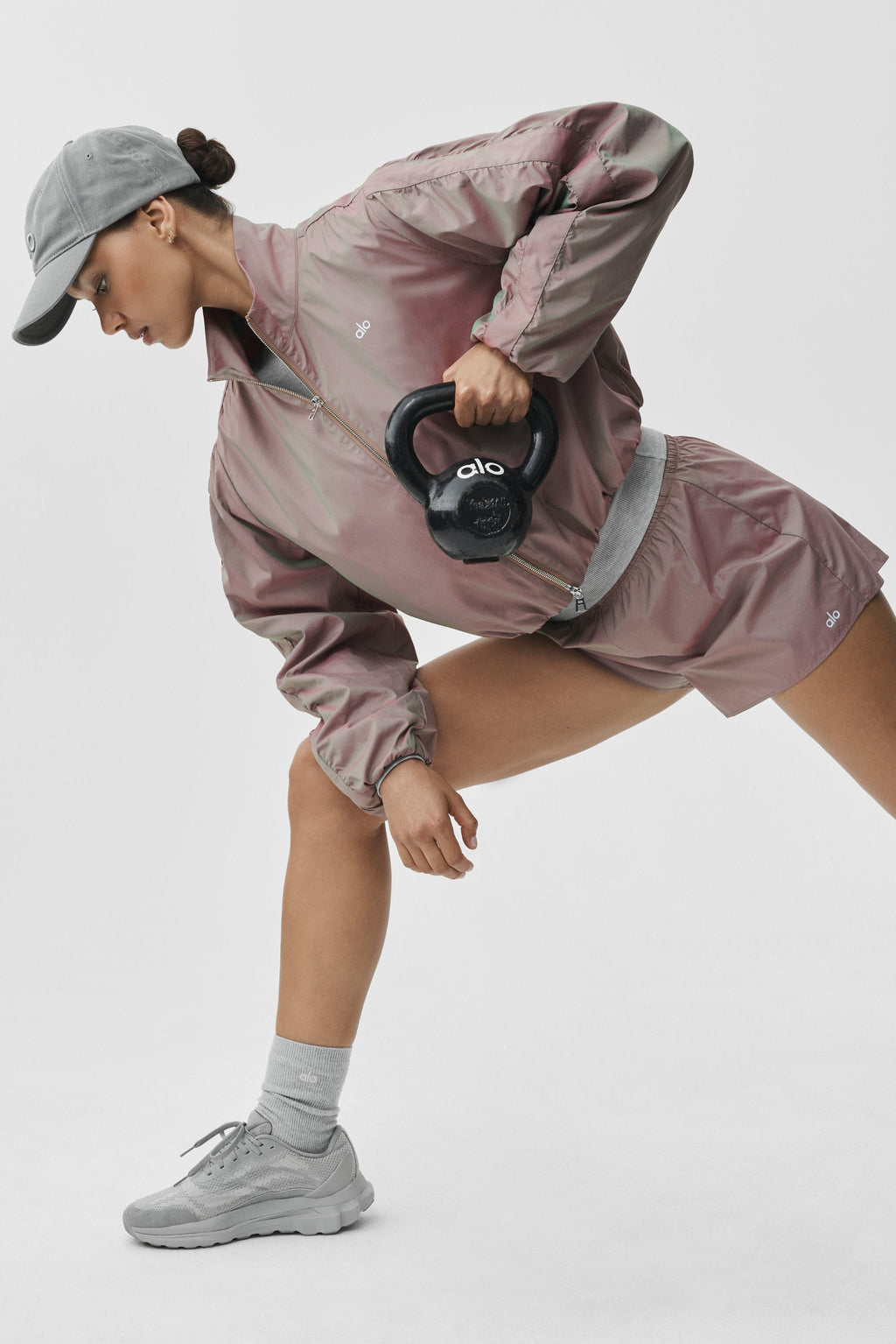 High-Waist Prismatic Short - Pink Moonlight