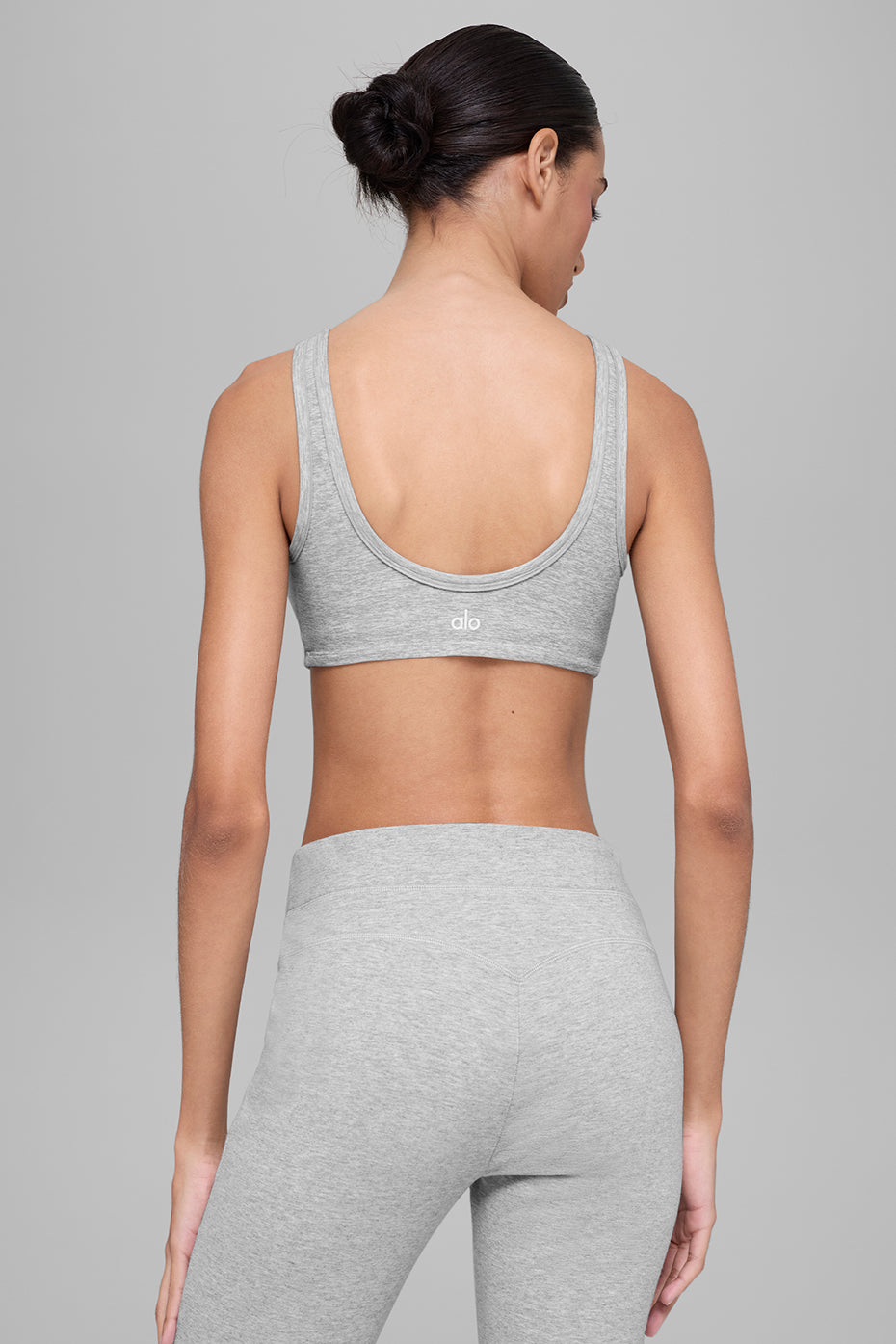 Center Stage Bra - Athletic Heather Grey
