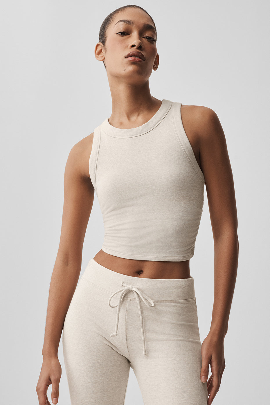 Sway Bra Tank - Oatmeal Heather