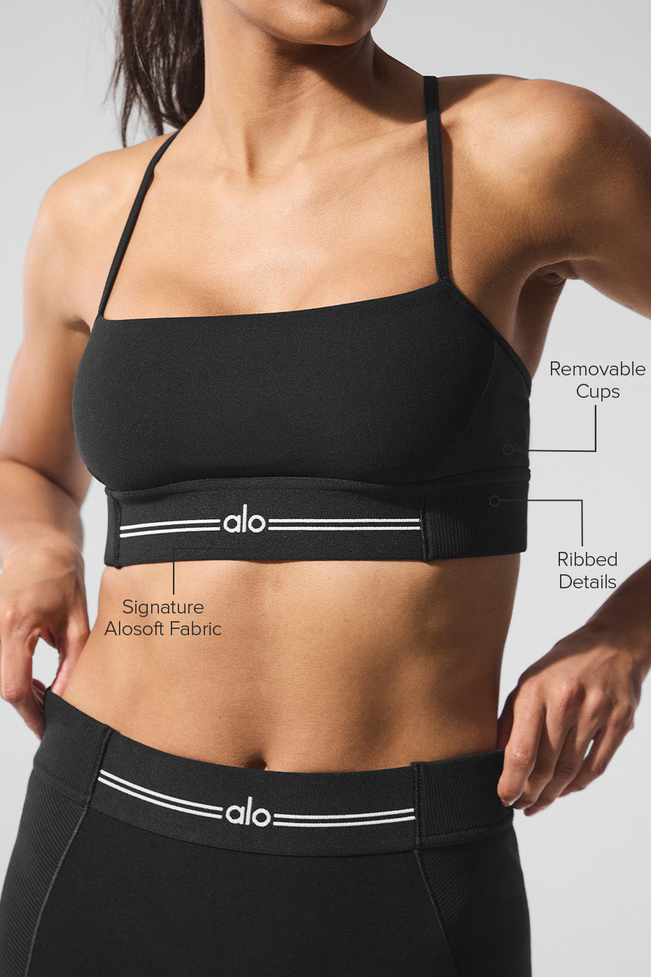 Relay Bra - Black/White