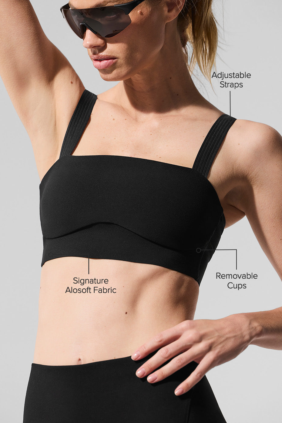 Serve It Up Bra - Black