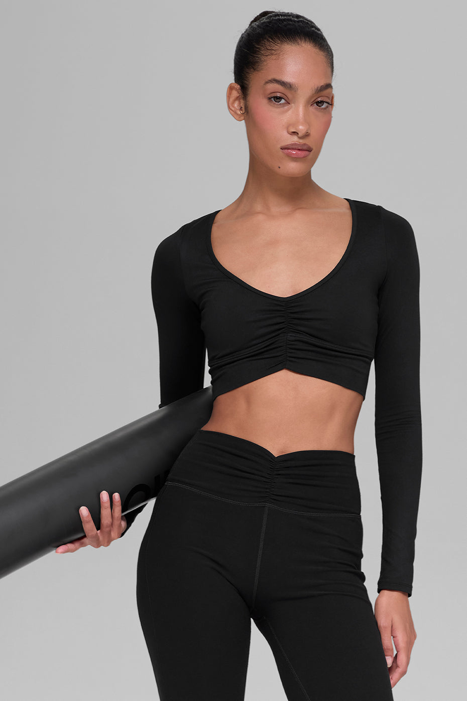 Intuition Long Sleeve Bra - Black